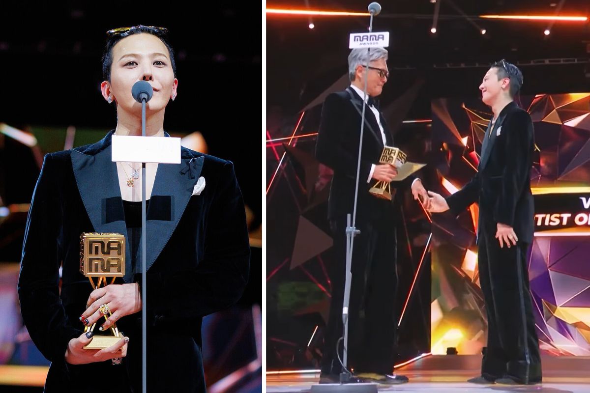 G-DRAGON(BIGBANG)がMAMA 2025で年間アーティスト賞を受賞。写真:ビデオカット