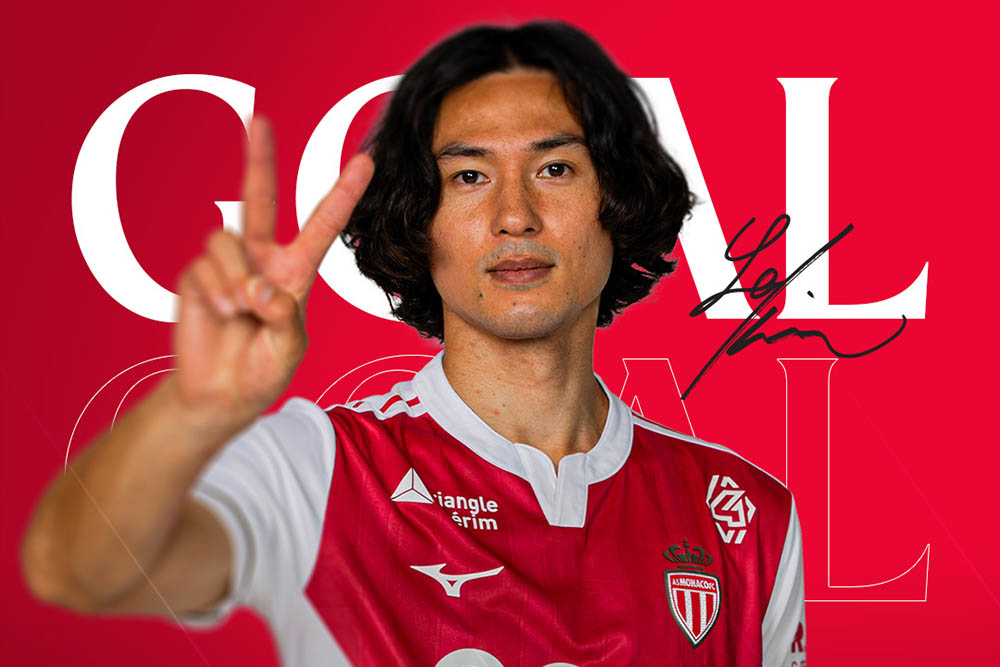 Minamino scored the only goal in Monaco's 1-0 win over PSG. Photo: AS Monaco