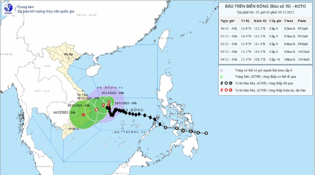 Du bao bao so 15. Anh: NHCMF