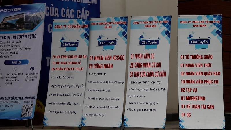 Da dang thi truong viec lam tai xa vung ven Ha Noi. Anh: My Linh