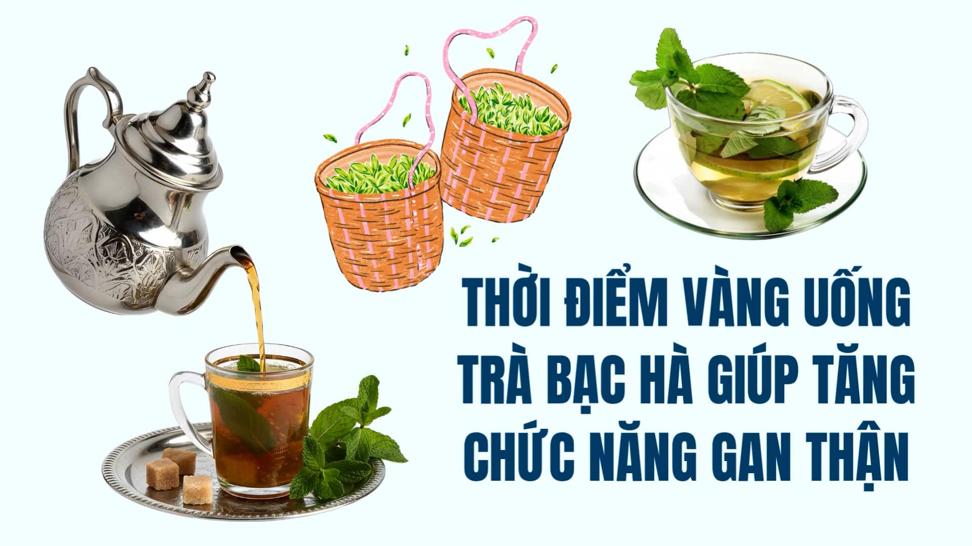 Tips for the golden time to drink peppermint tea to help increase liver and kidney function