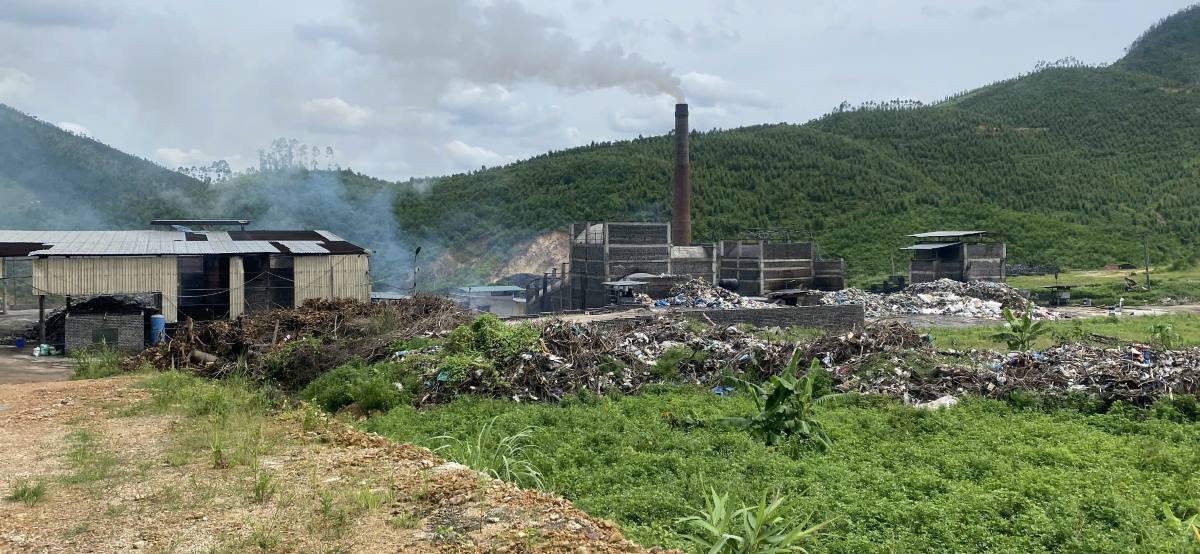 Quang Ninh can them nhung nha may xu ly rac thai, nhat la nha may dien rac. Trong anh la Nha may xu ly rac thai Khe Giang, phuong Yen Tu, tinh Quang Ninh. Anh: Quoc Cuong