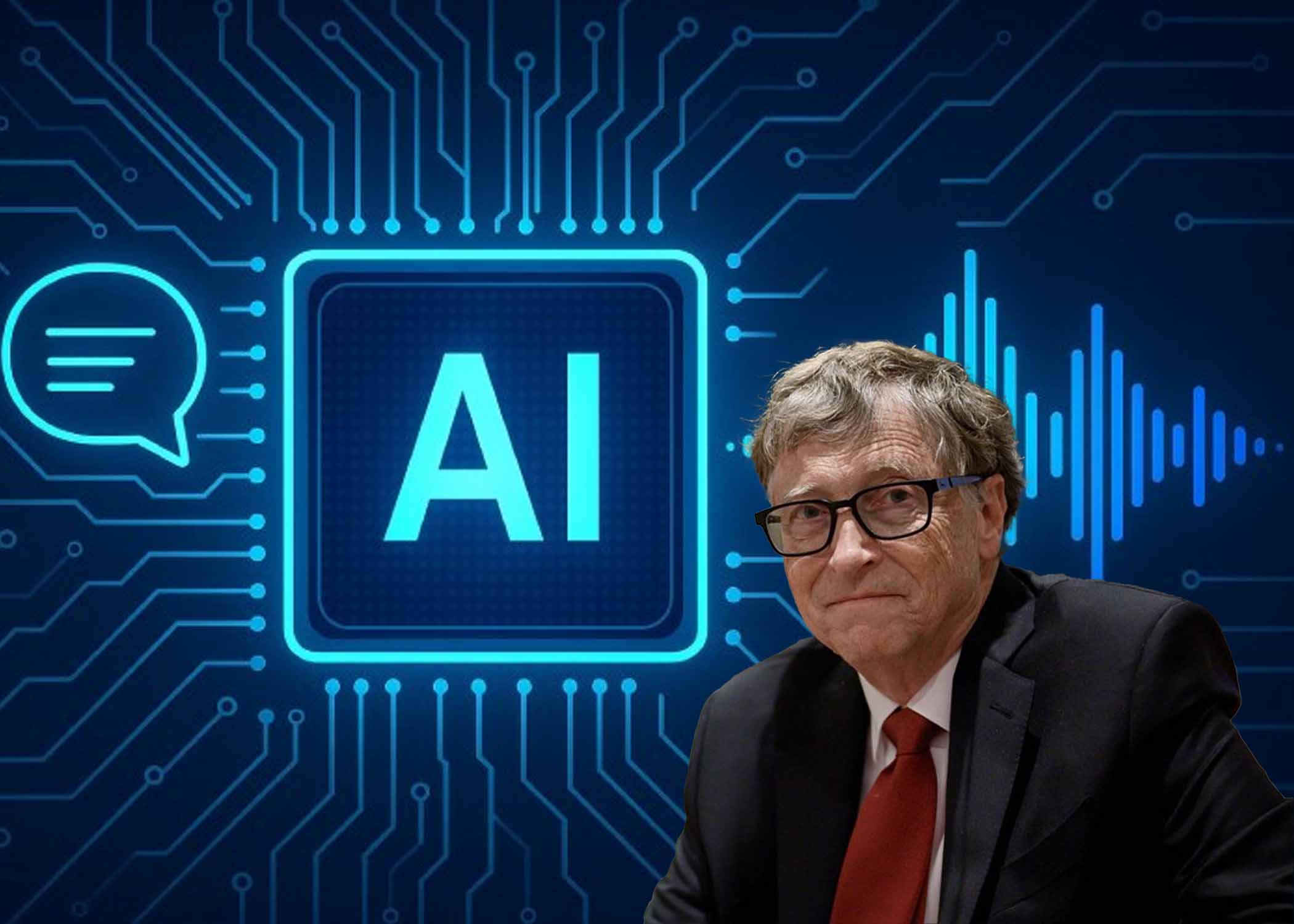 According to Bill Gates, artificial intelligence (AI) will reshape the economy, shake the job market and change the way people use energy. Graphics: Cat Tien