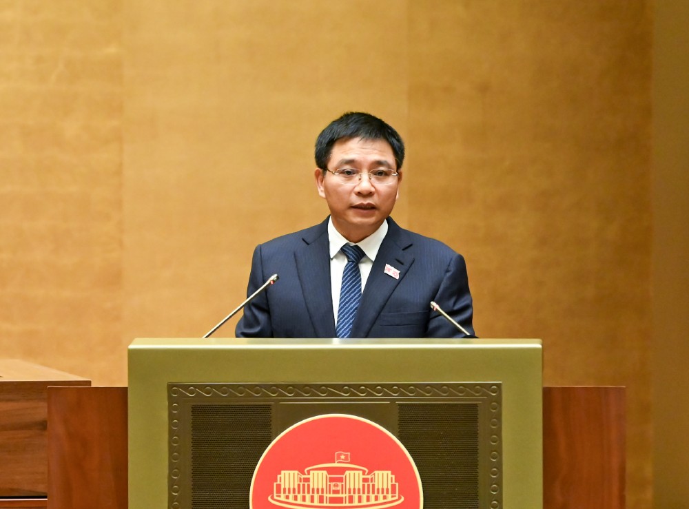 Bo truong Bo Tai chinh Nguyen Van Thang. Anh: Pham Dong 