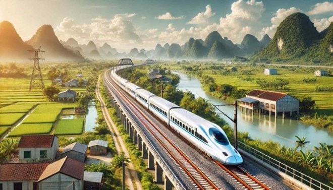 Draft specific mechanisms for the North-South high-speed railway project. Photo AI