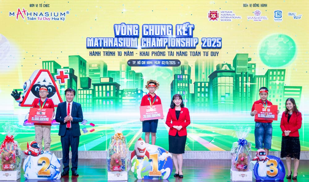 Awarding the Southern final round of the " Mathnasium Championship 2025". Photo: Organizing Committee