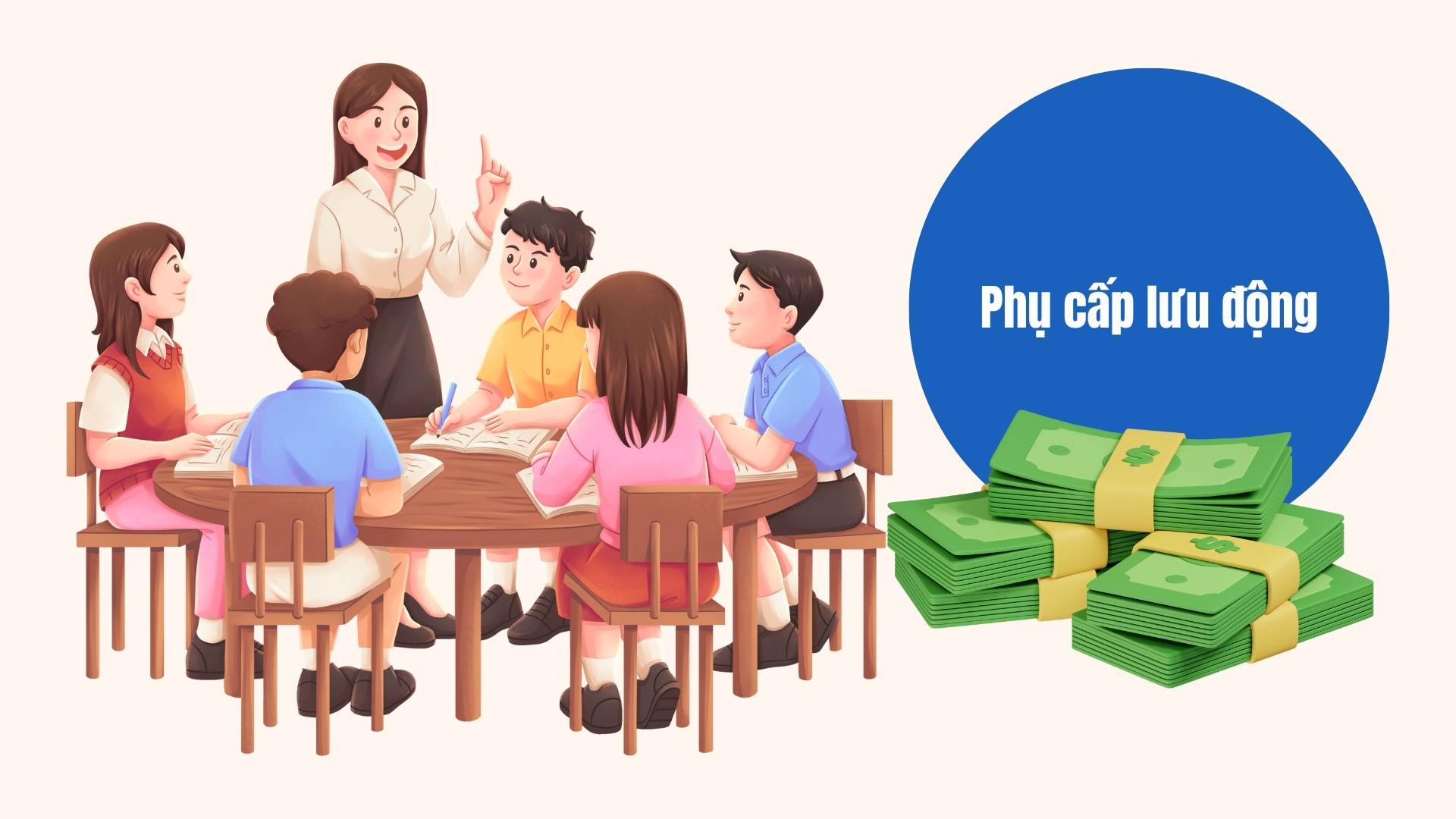 3 cases where teachers are entitled to mobile allowances according to the new draft Decree. Graphics: Linh Dan