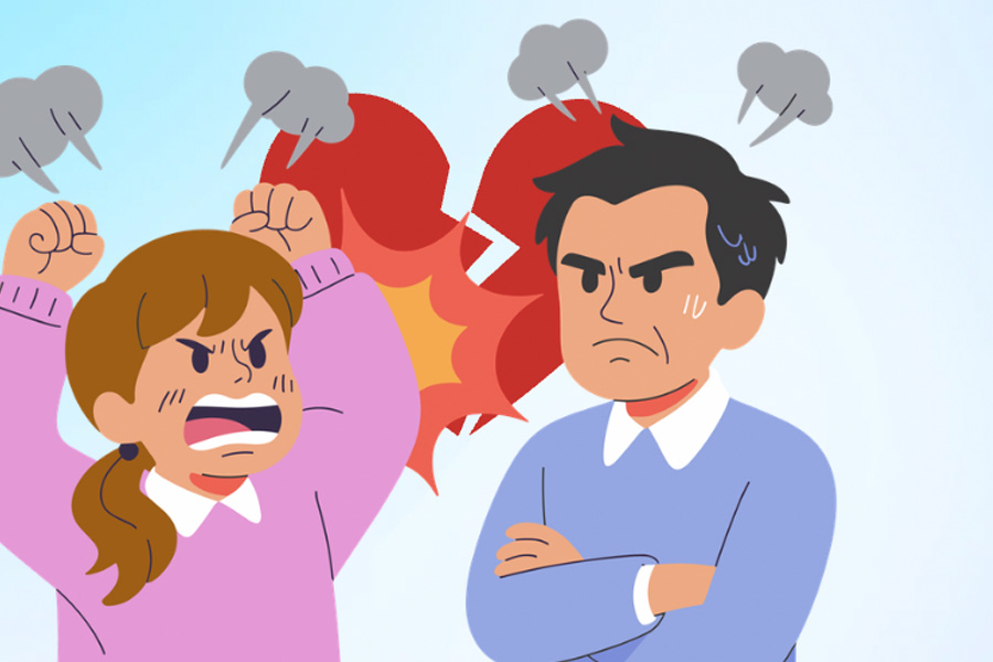 A healthy relationship requires listening. Graphics: Thien Nhan