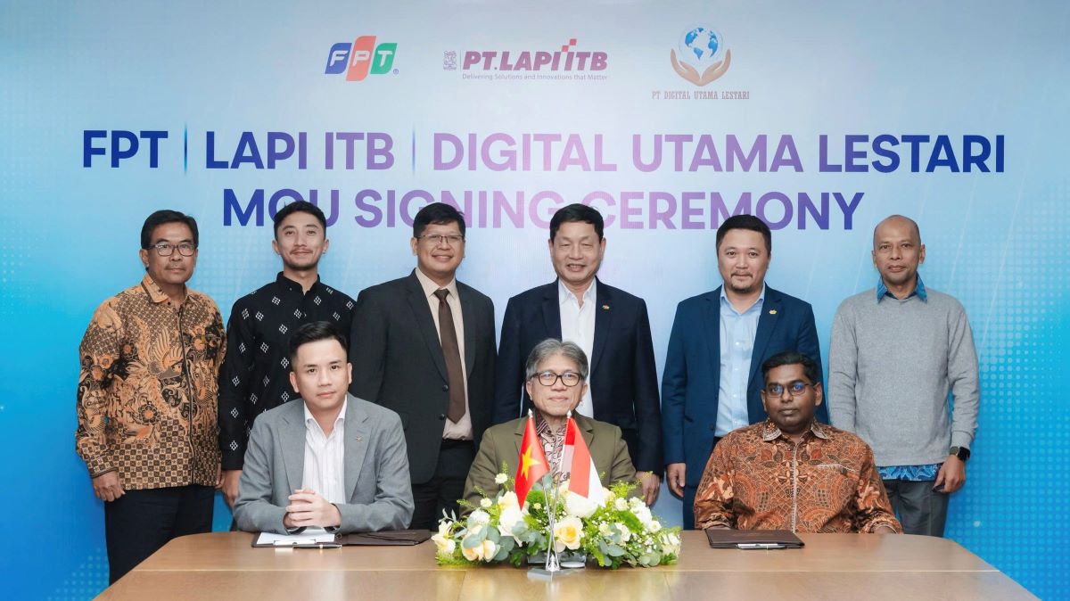 FPT joins hands with two Indonesian consulting companies to develop national digital platforms. Photo: FPT