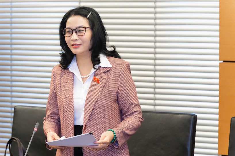 dai bieu Nguyen Thi Lan (doan Ha Noi). Anh: Media Quoc hoi