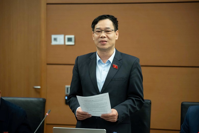 Dai bieu Do Duc Hong Ha cho rang, viec yeu cau Dung phat livestream ban hang ngay khi co noi dung vi pham co the bat kha thi ca ve ky thuat lan phap ly. Anh: Quochoi.vn