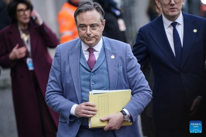 Thu tuong Bi Bart De Wever. Anh: Xinhua