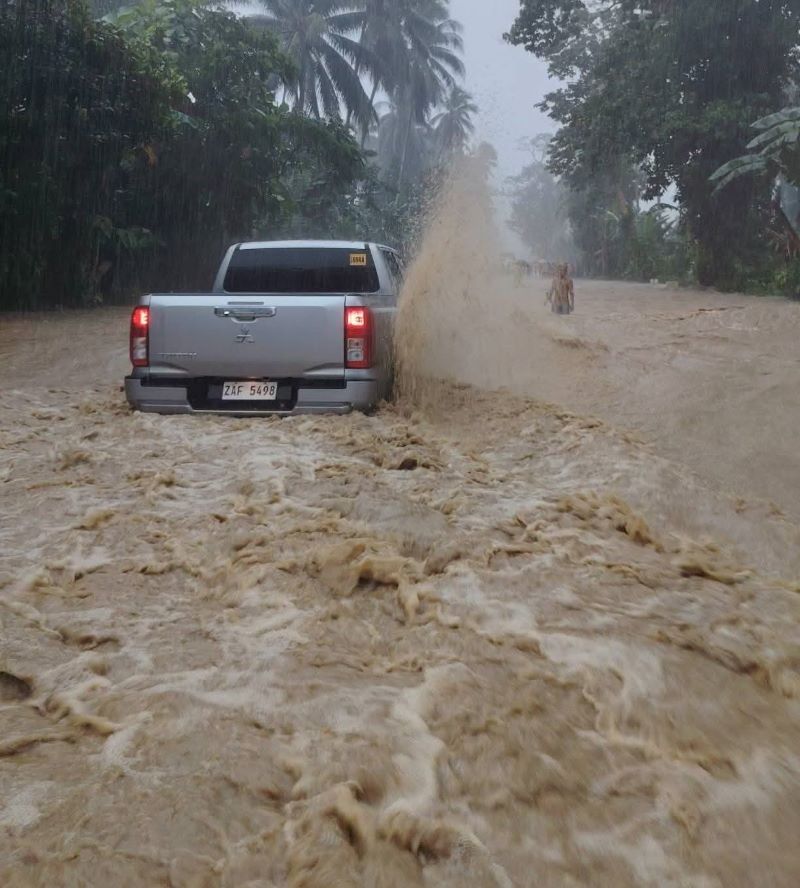 Ngap lut o Agusan del Norte, Philippines, ngay 3.11. Anh: Philippine Daily Weather Update