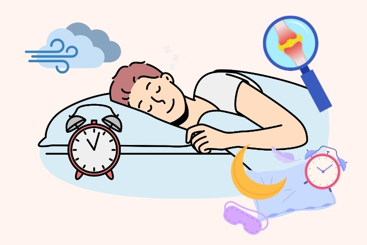 Things to do before bed to help gout patients sleep well in cold weather