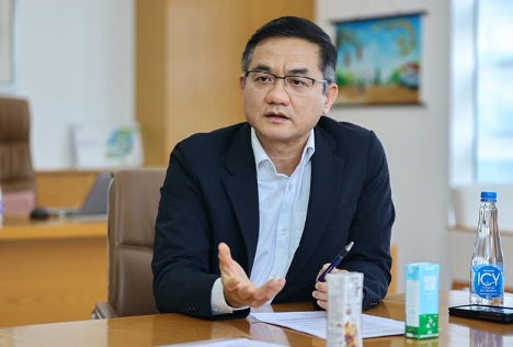 Ong Nguyen Quang Tri – Giam doc Dieu hanh Marketing, chia se ve nhung dot pha, sang tao cua Vinamilk. Anh: Vi Nam