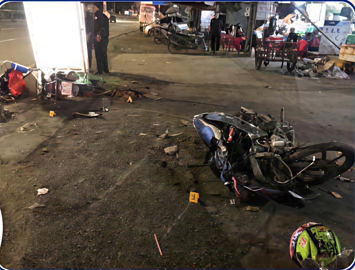 Before the accident. Photo: Hai Phong City Traffic Safety Committee