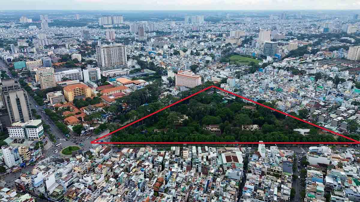 호치민시는 Vuon Lai 구역 Ly Thai To tang 1번지 토지에 COVID-19 피해자 기념비와 결합된 녹지 공원 건설을 제안합니다.