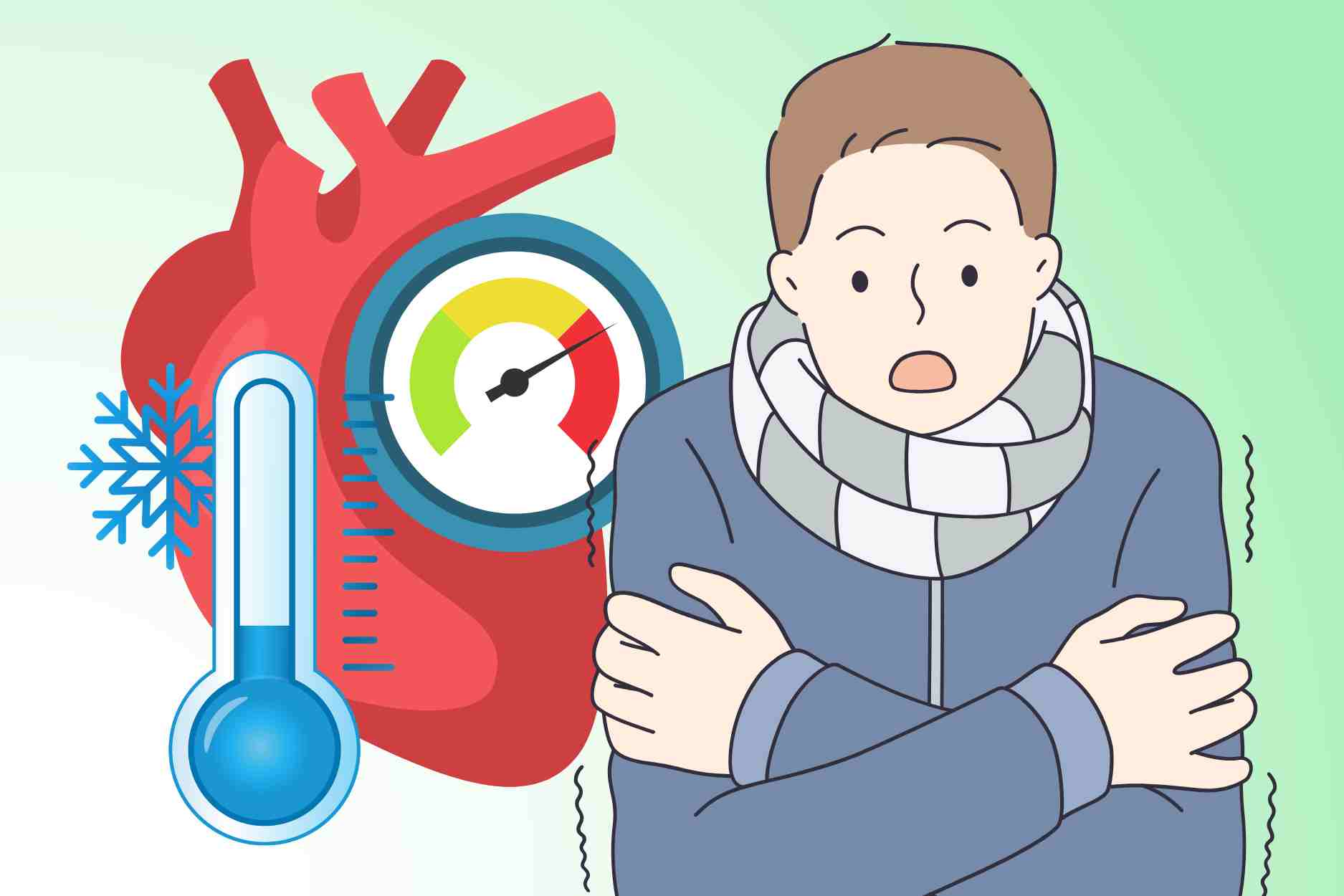 4 symptoms of high blood pressure that are common during cold air days