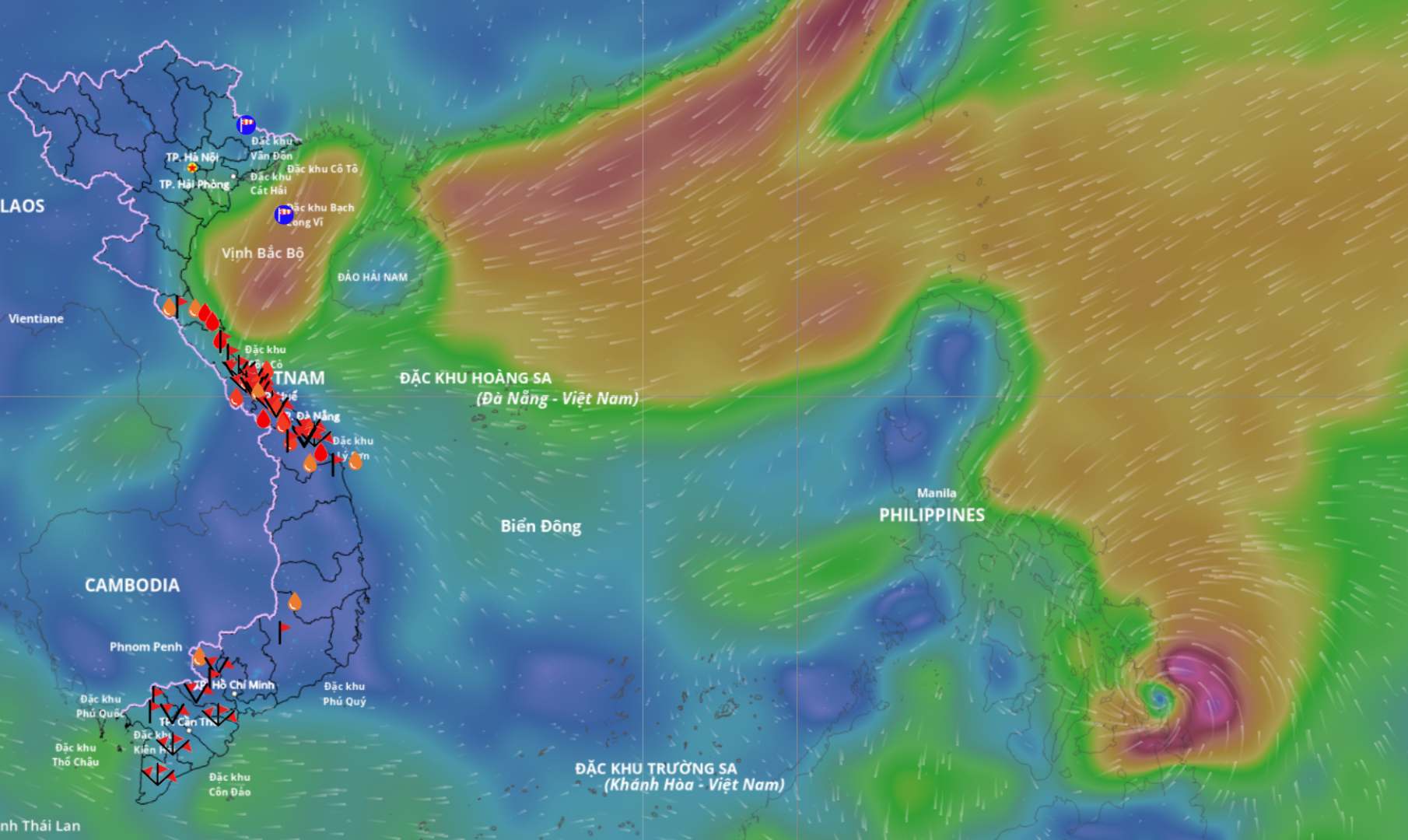 Forecast of heavy rain and strong winds in the provinces from the night ...