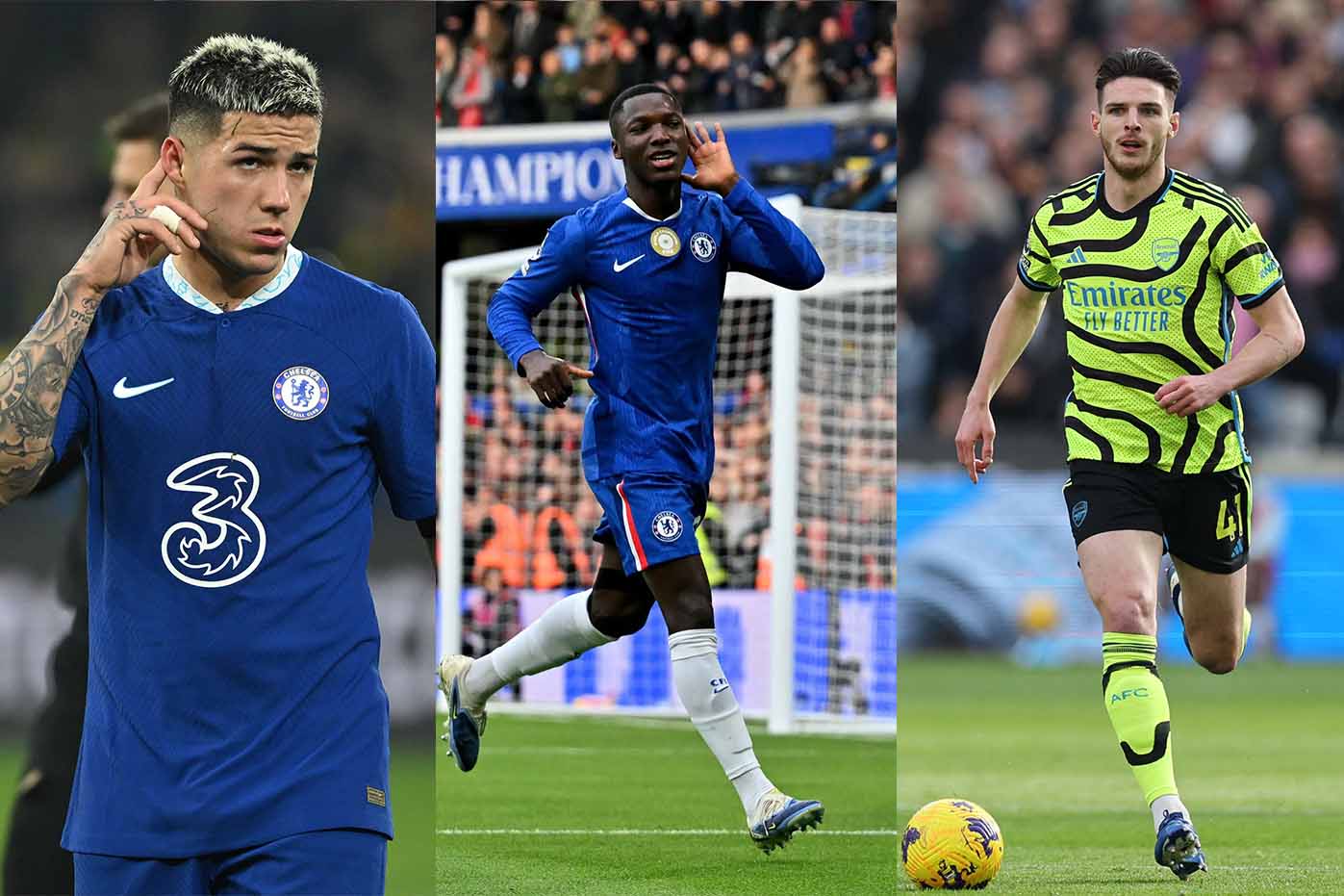 1億ポンドのスターたちの対決。写真:AFP