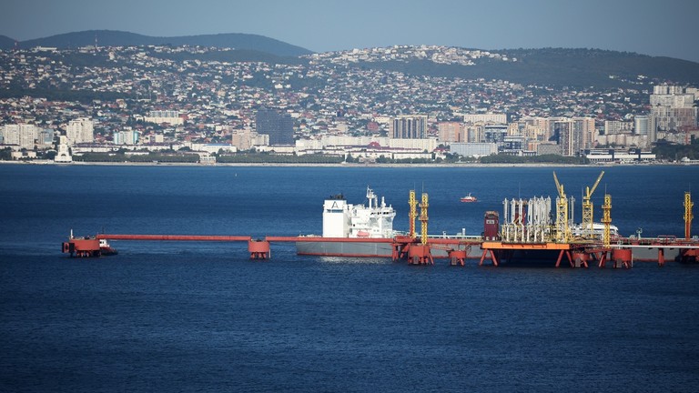 CPC oil port in the Black Sea. Photo: Sputnik