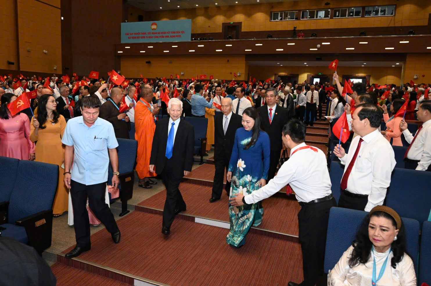 Dai bieu ve du dai hoi. Anh: Ban to chuc cung cap