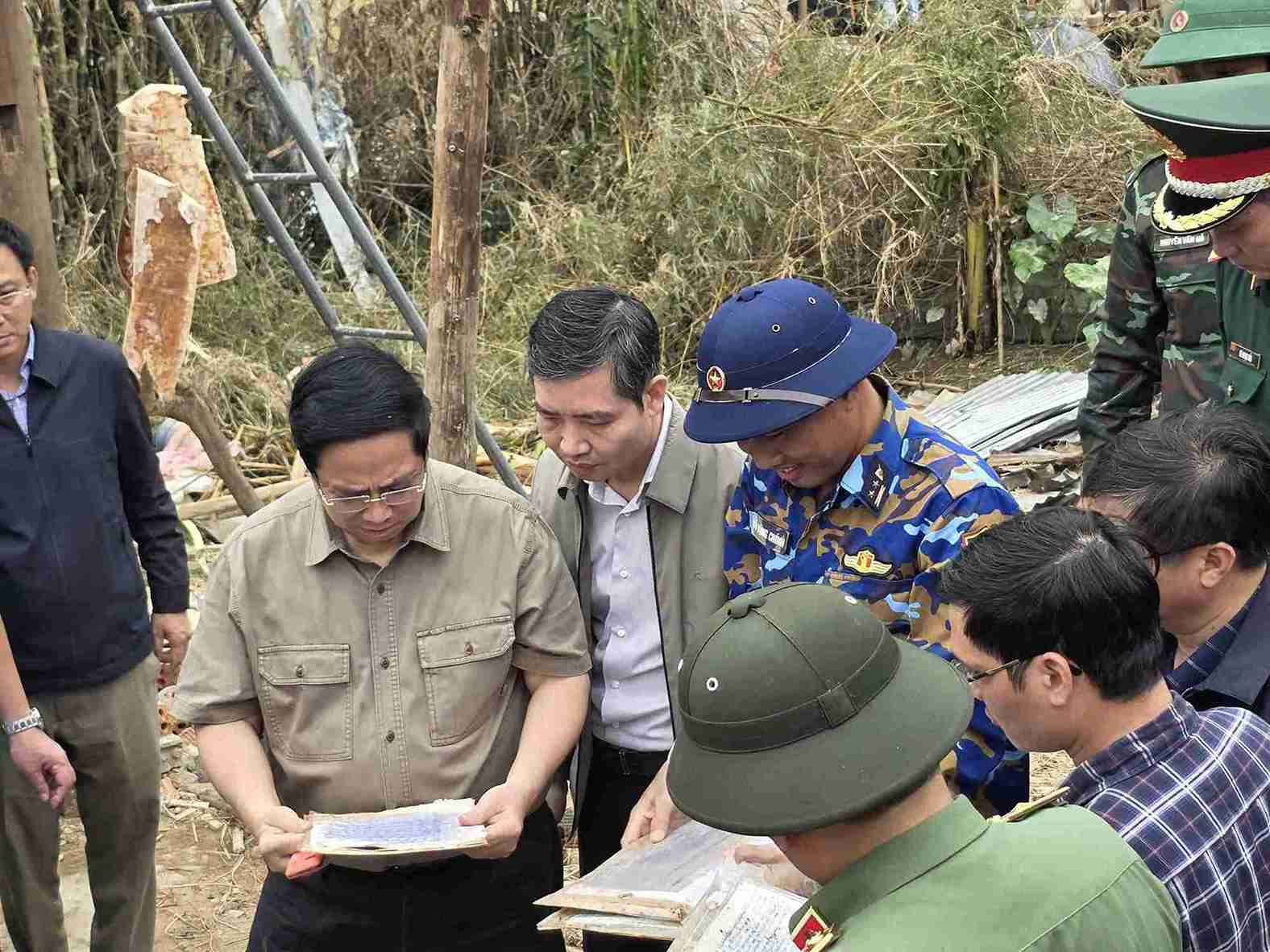 Prime Minister directs to build 94 new houses for people in Hoa Thinh commune Photo: Huu Long