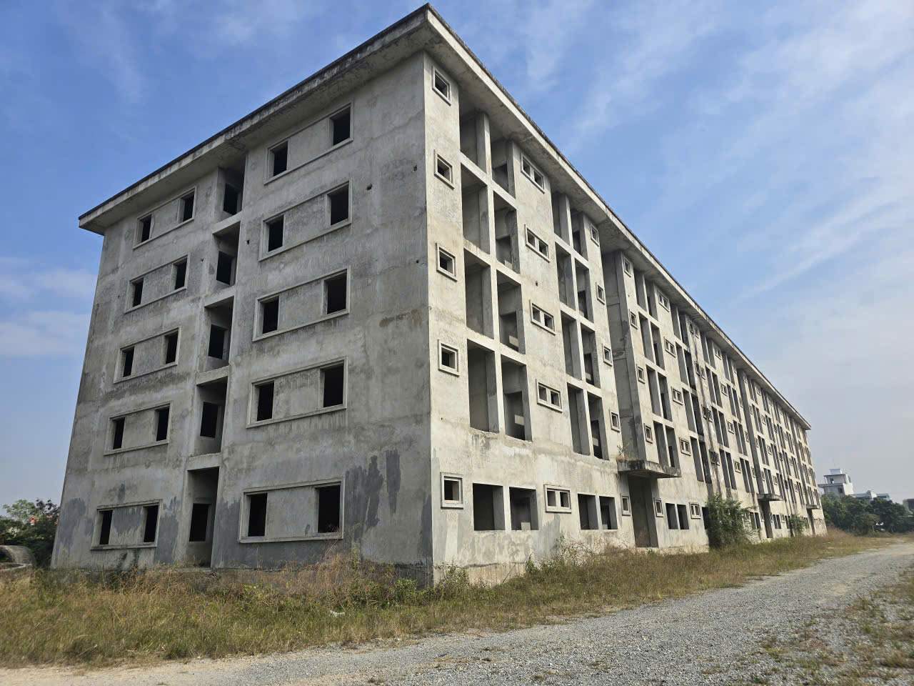 Chủ đầu tư đã cho dọn dẹp cỏ dại để sẵn sàng cho việc tái khởi động lại Dự án. Ảnh: Nguyễn Trường