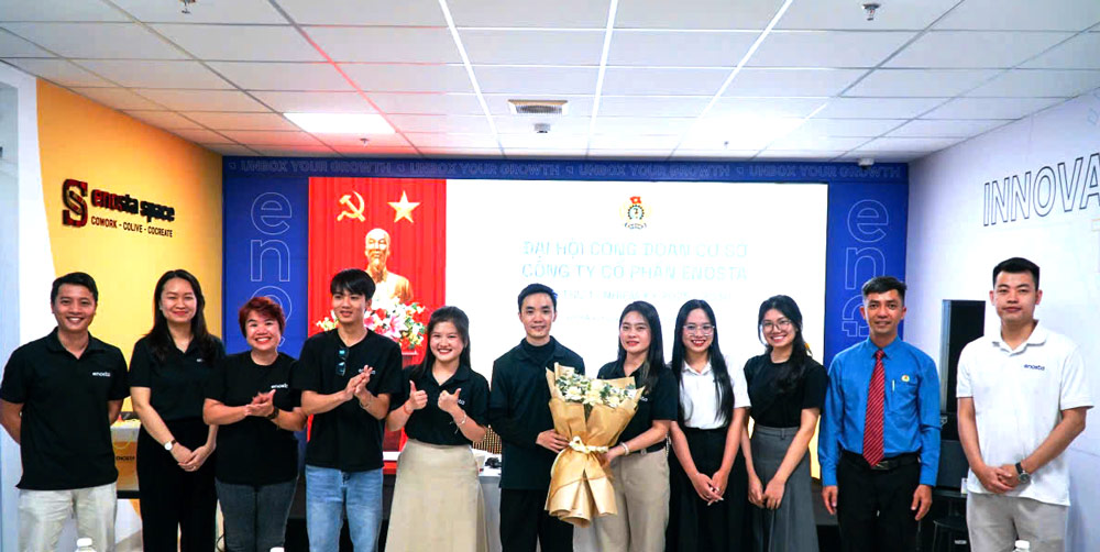 ダナンEnosta株式会社労働組合が第1回大会、任期2025年から2030年を開催。写真:An Hai労働組合.