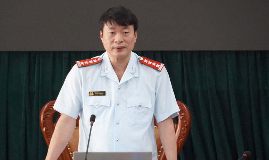 El Sr. Tran Van Hau - Inspector Jefe de la provincia de Thai Nguyen fue elegido Vicepresidente del Comite de Asuntos Internos del Comite Provincial del Partido de Thai Nguyen. Foto: Hoang Long.