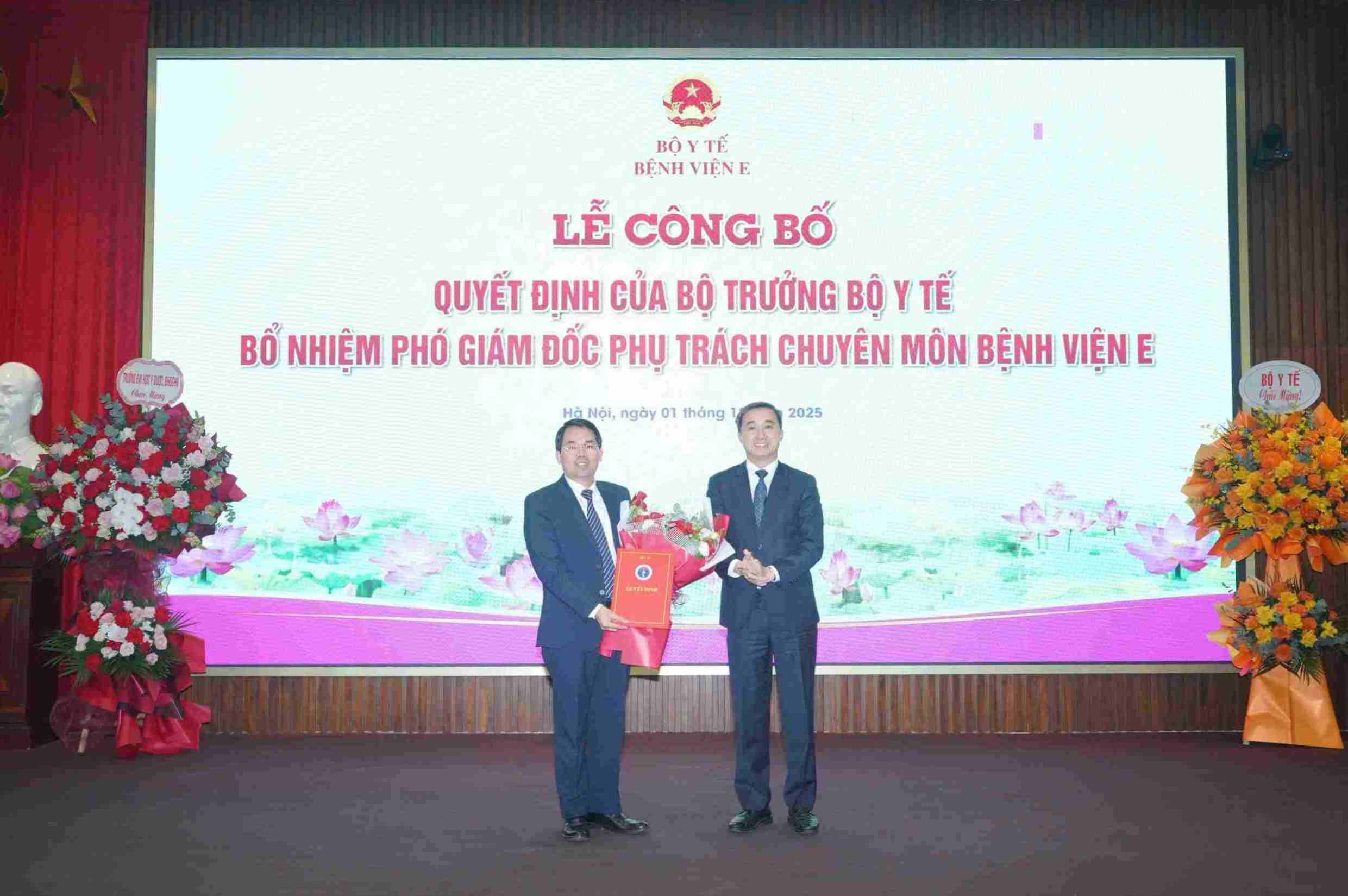 Appointment of Deputy Director in charge of professional expertise at E.