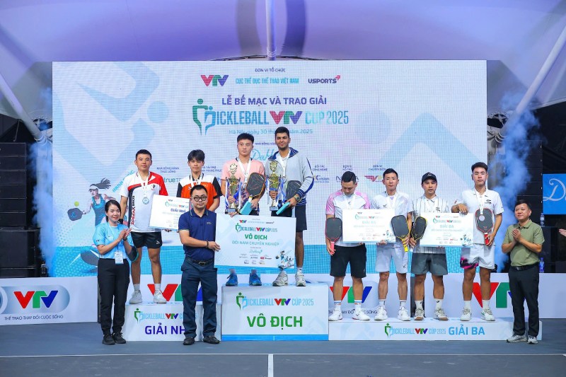 Cac van dong vien dat thanh tich o noi dung doi nam. Anh: VTV