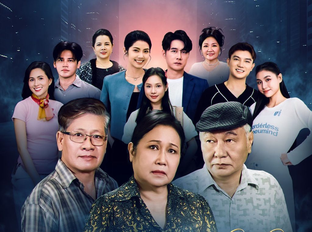 Dao Anh Tuan, Thanh Hang and the stars gathered in the new film. Photo: Producer.