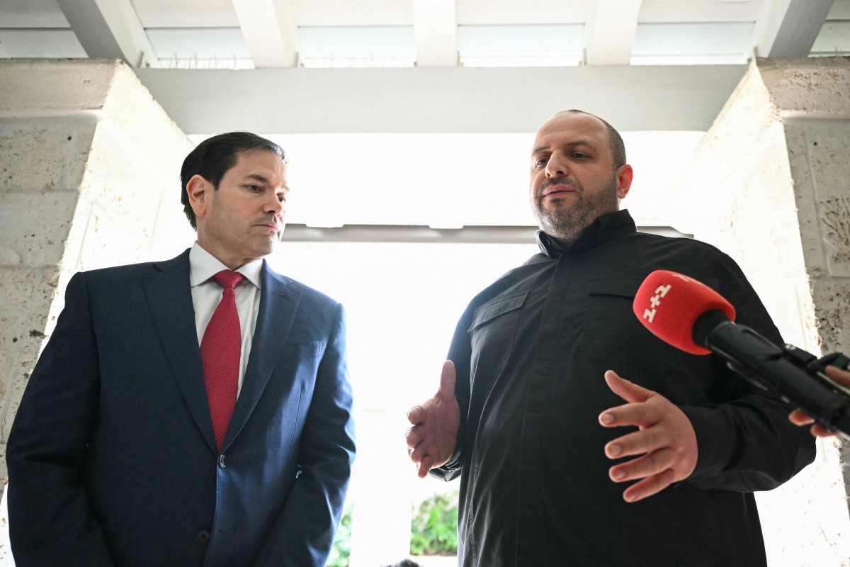 US Secretary of State Marco Rubio (left) and Secretary of the National Security and Defense Council of Ukraine Rustem Umerov after a meeting in Florida on November 30, 2025. Photo: AFP