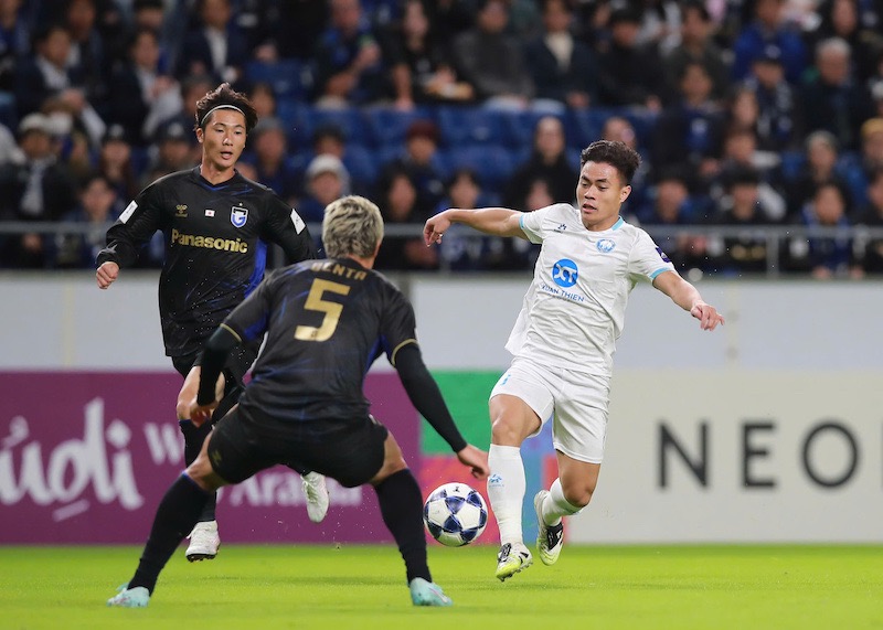 Nam Dinh will meet Gamba Osaka again in the 4th round of the AFC Champions League Two. Photo: NDFC