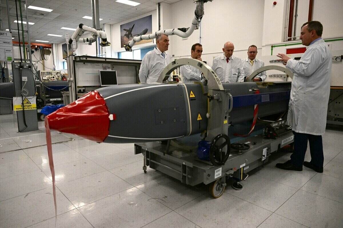 England's Storm shadow missile. Photo: AFP