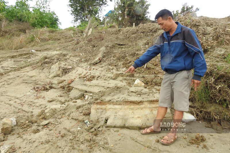 Day tuong rao cua ong Quyen do sap. Anh: To Cong.