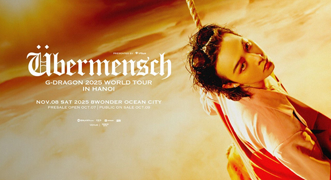 G-Dragon's concert will take place in Hung Yen this weekend. Photo: Organizing Committee