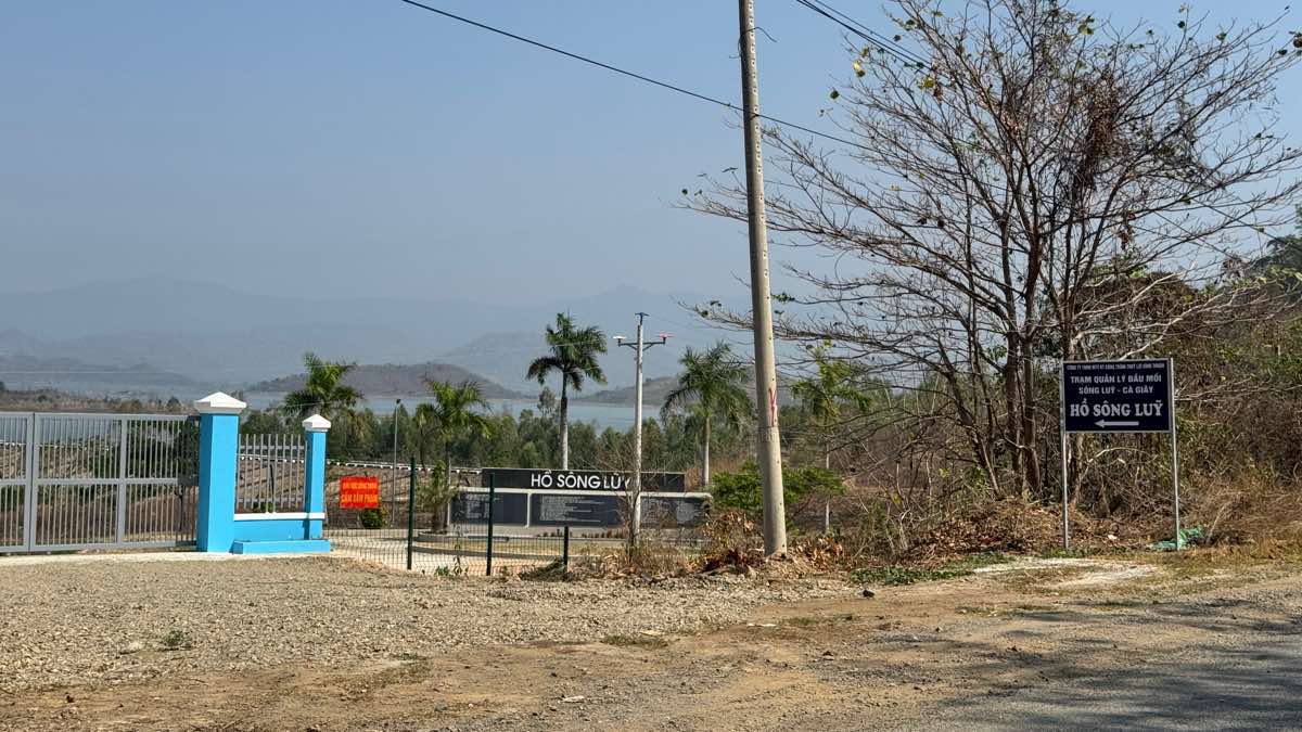 Ho Song Luy, mot trong nhung ho thuy loi lon tai tinh Lam Dong. Anh: Duy Tuan