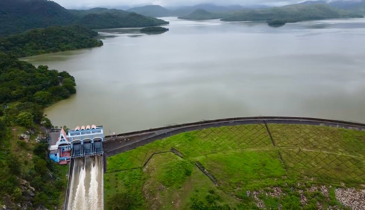 Mot ho chua thuy loi tai tinh Lam Dong. Anh: Pham Duy