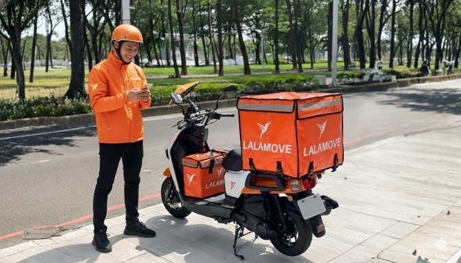 Doi tac tai xe moi dang ky de dang va co the nhan don hang sau 1-2 ngay dang ky. Anh: Lalamove