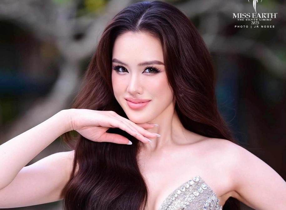 Trinh My Anh impressed at Miss Earth 2025. Photo: Organizing Committee.