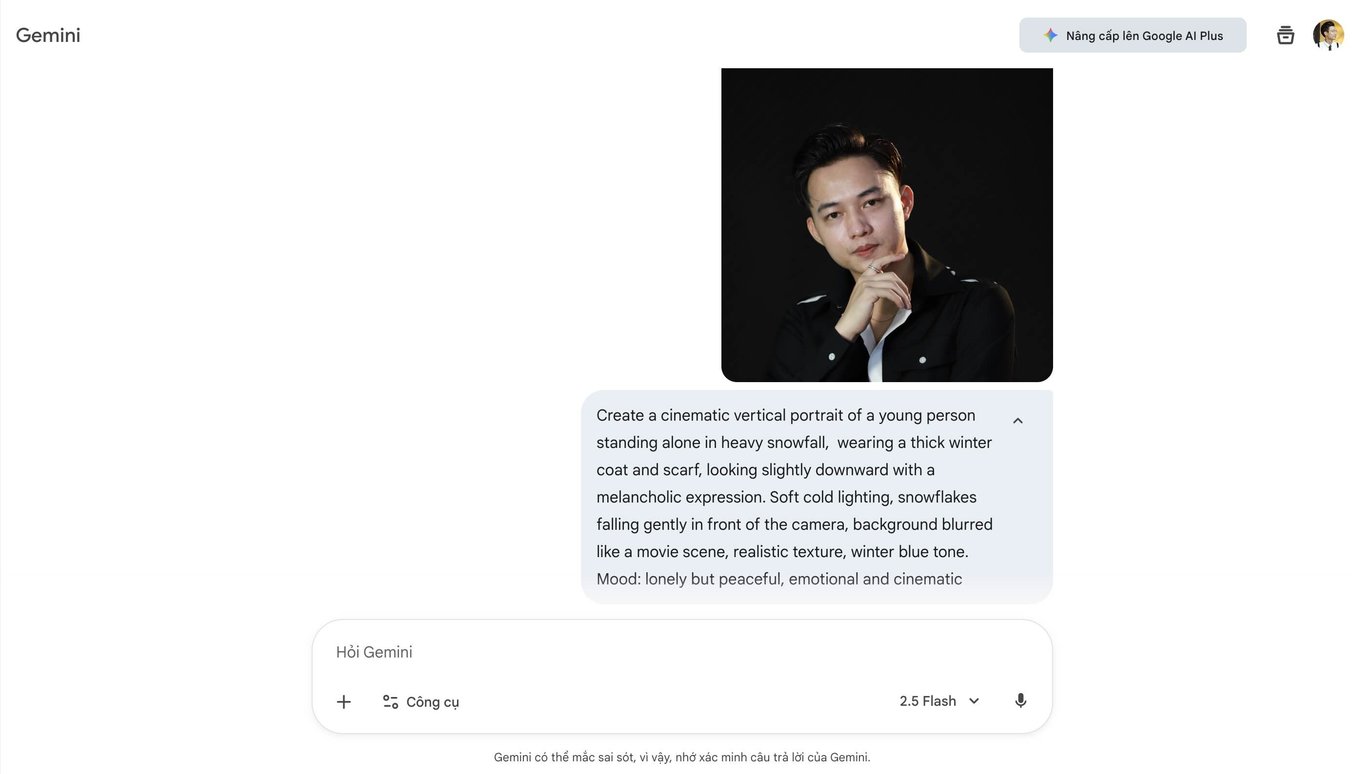 Nhieu cong cu AI van chua hieu ro cac cau lenh bang tieng Viet nen nguoi dung nen su dung mo ta bang tieng Anh. Do hoa: Hao Thien