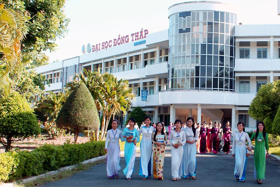 Mot goc Truong Dai hoc Dong Thap. Anh: Thanh Mai