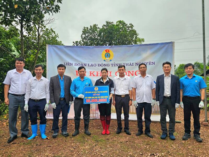 Union Shelter for disadvantaged workers in Thai Nguyen. Photo: Pham Kien