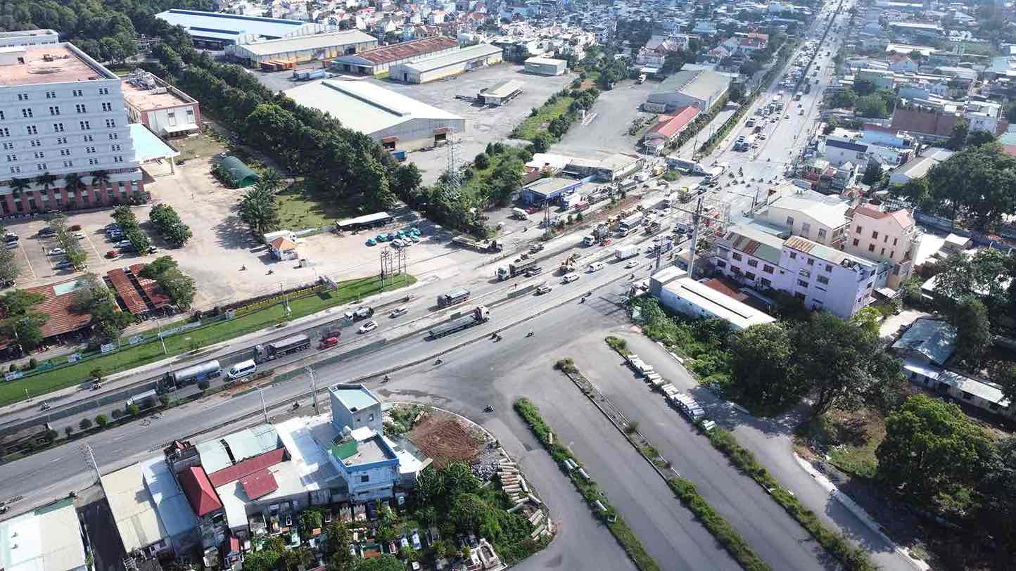 Nut giao duong Huong lo 2 va quoc lo 51. Anh: HAC