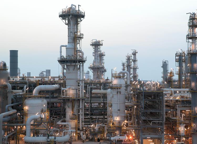 A liquefied natural gas production facility of Qatarenergy. Photo: Qatarenergy