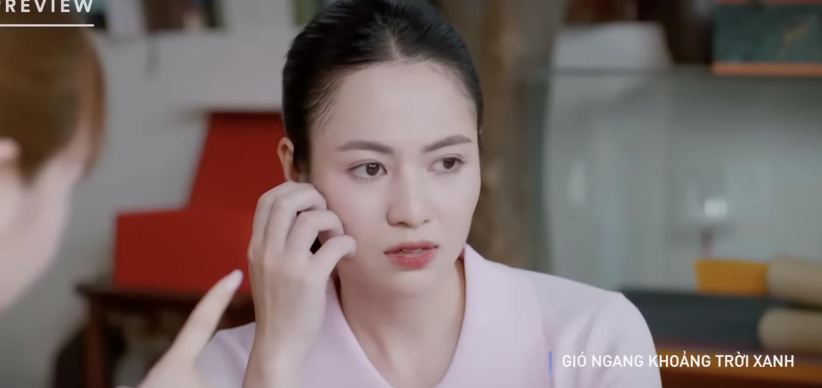 Ngan ngai khi bi Lam treu trong “Gio ngang khoang troi xanh” tap 38. Anh: VFC.