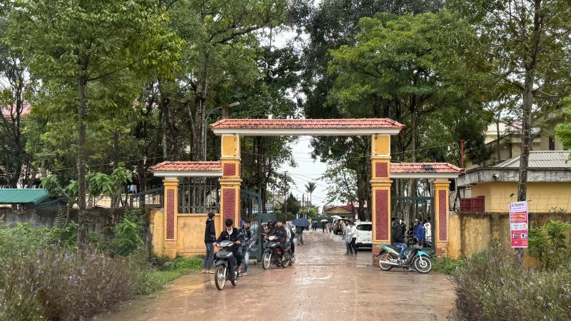 Truong Cao dang Nong Nghiep Thanh Hoa, noi xay ra su viec. Anh: Minh Hoang