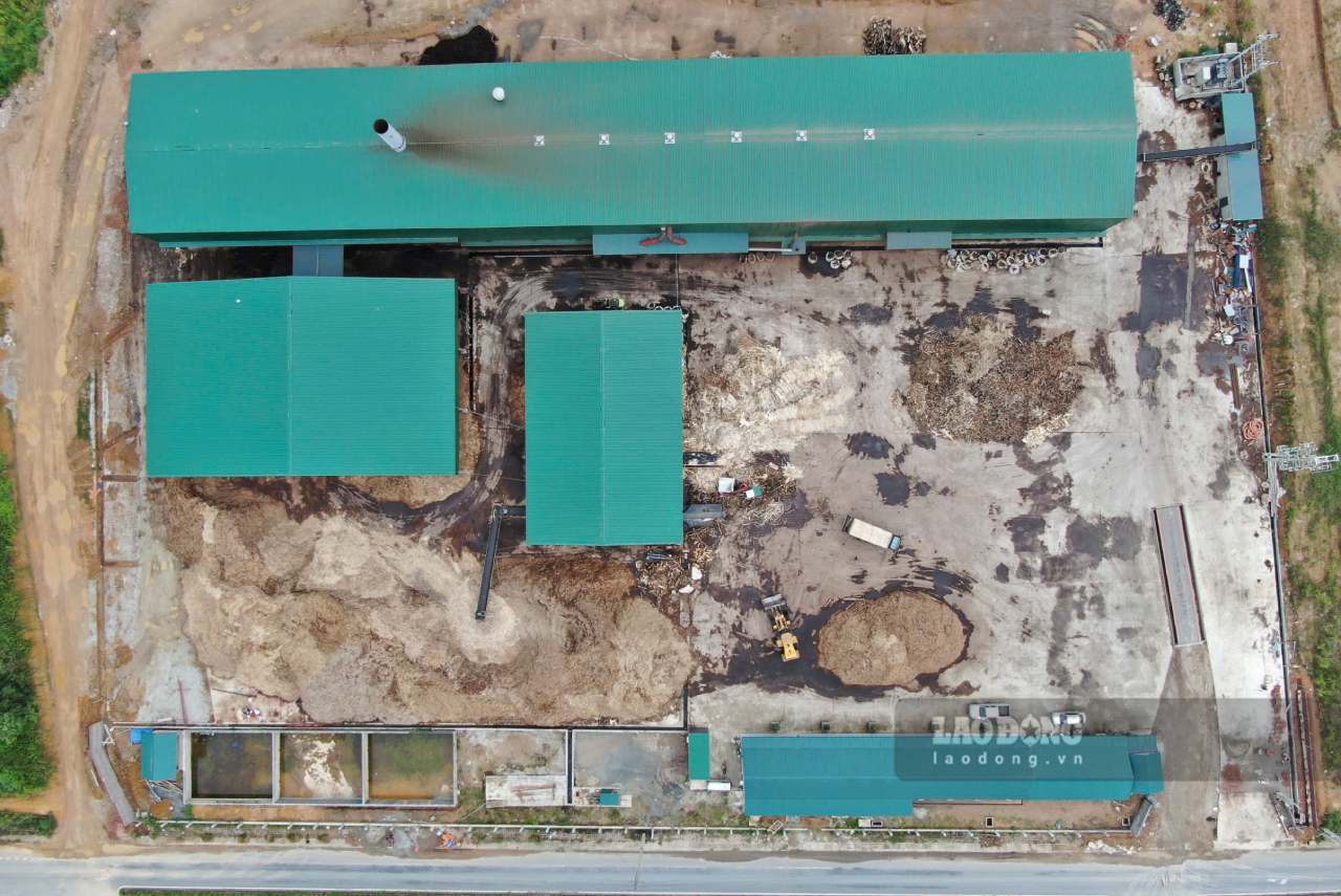 Khu bang chuyen san xuat go dam cua Cong ty TNHH Kiet Lam YB. Anh: Van Duc